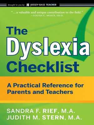 cover image of The Dyslexia Checklist
